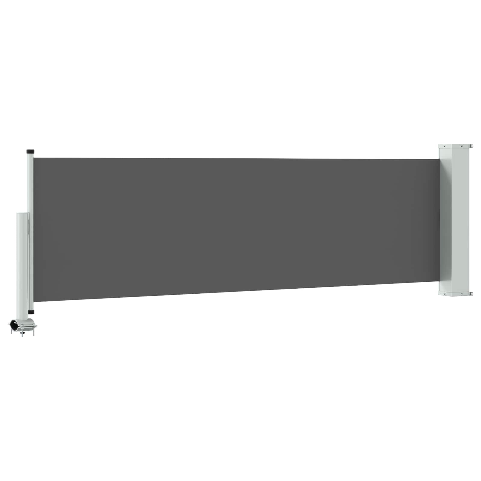 Seitenmarkise 100 x 300 cm 100% Polyester Eisen Stahl