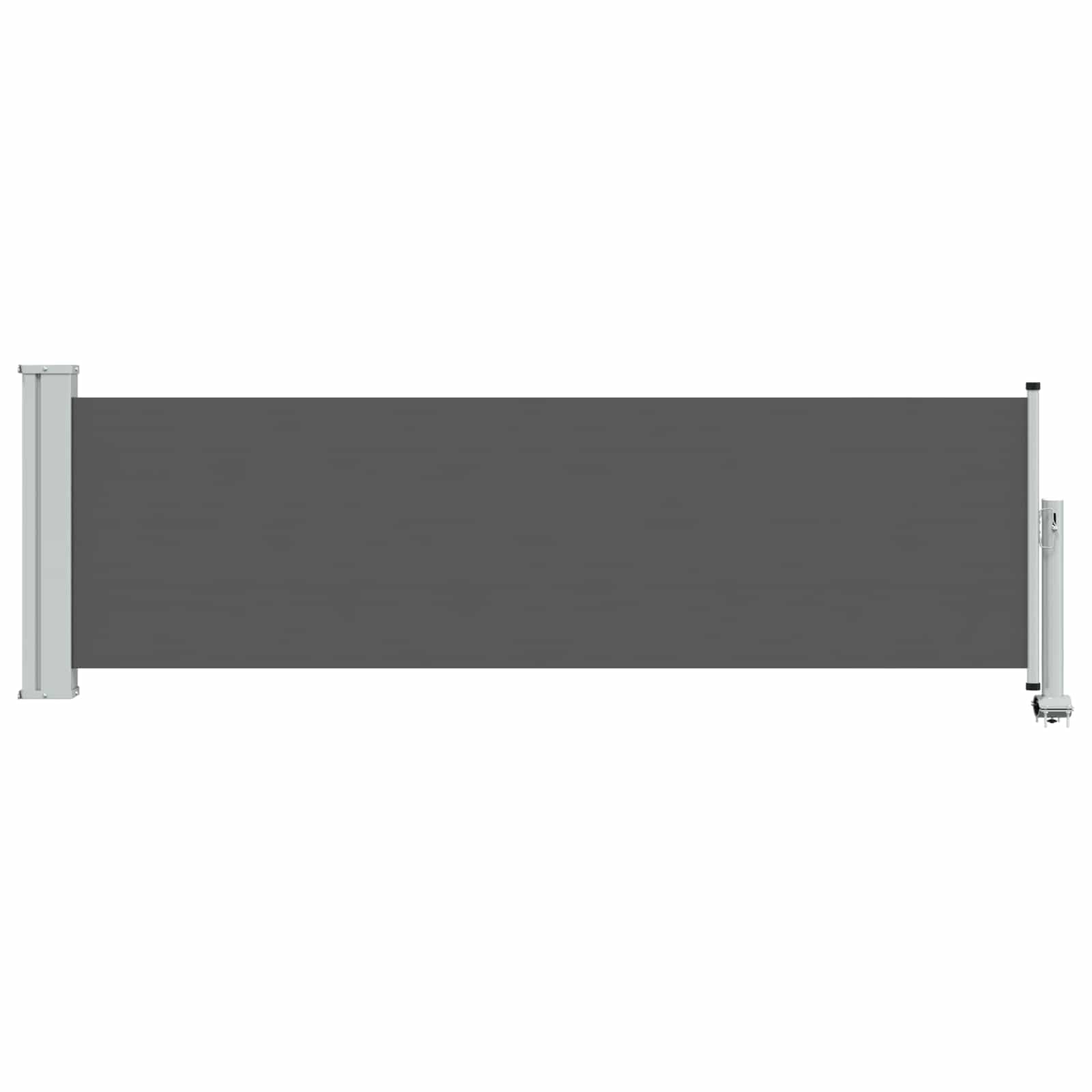 Seitenmarkise 100 x 300 cm 100% Polyester Eisen Stahl