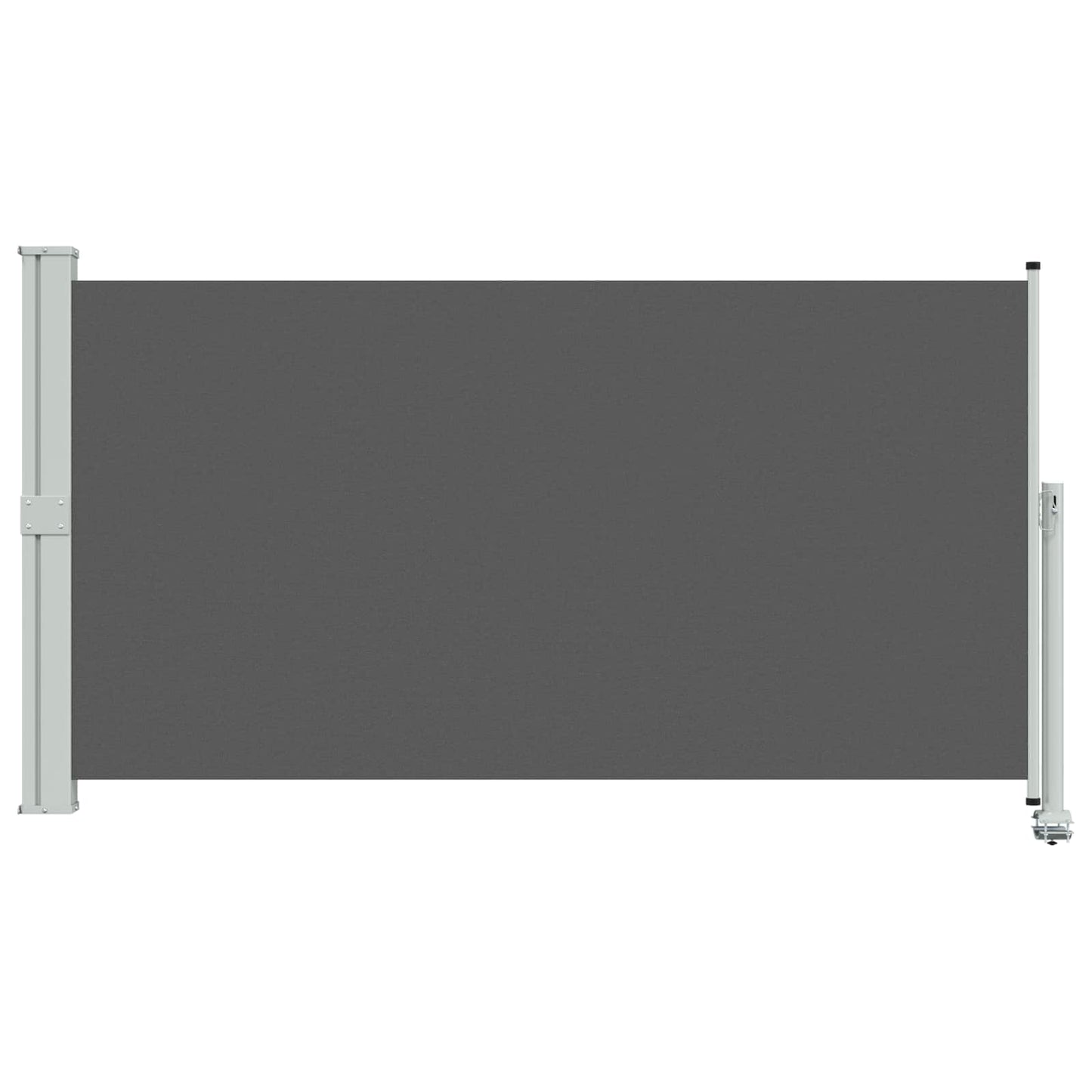 Seitenmarkise 140 x 300 cm 100% Polyester Eisen Stahl