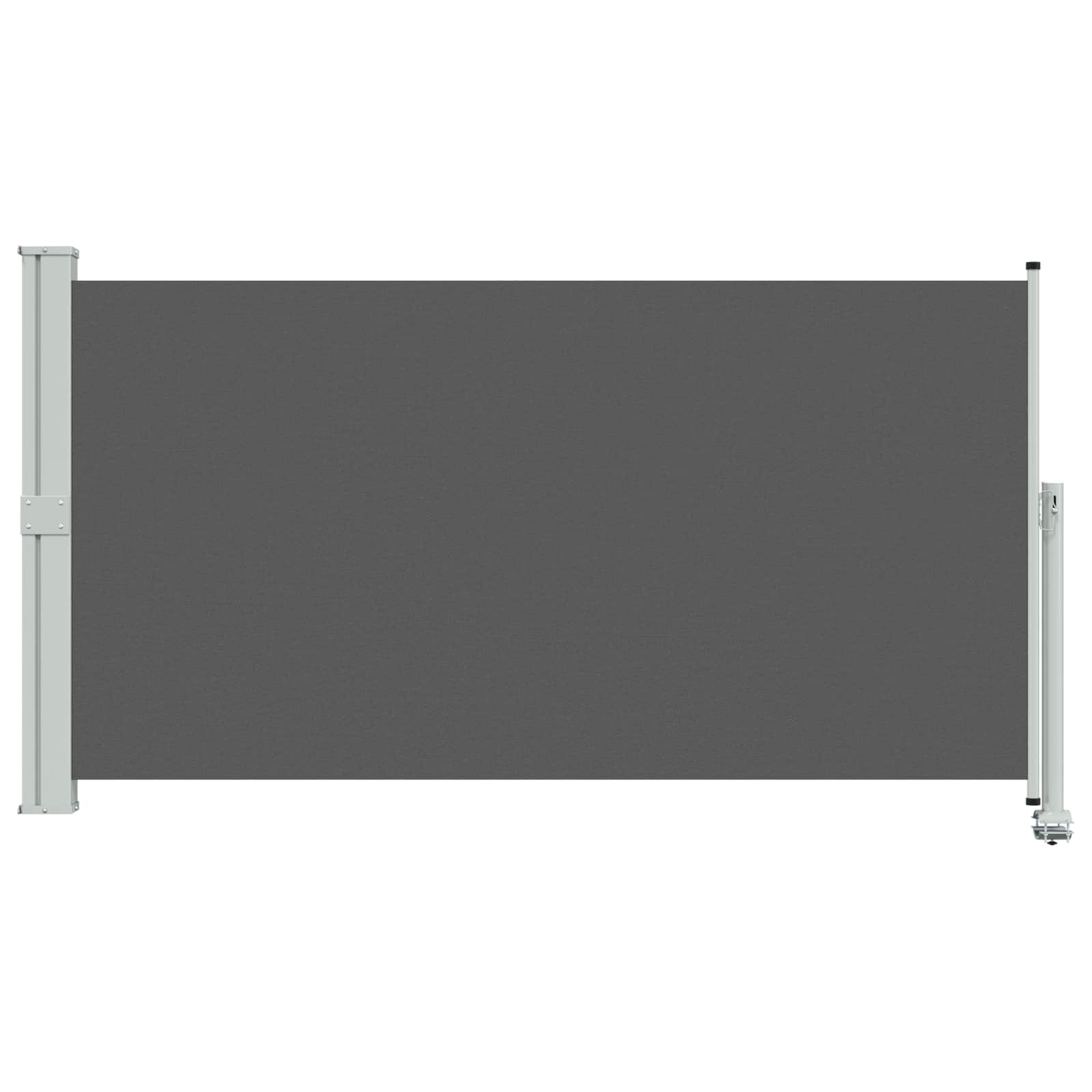Seitenmarkise 140 x 300 cm 100% Polyester Eisen Stahl