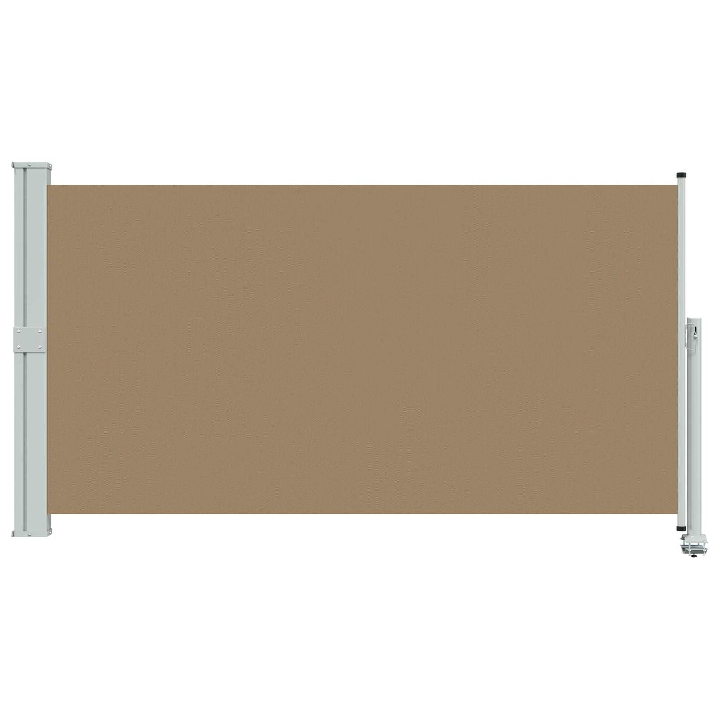 Seitenmarkise 160 x 300 cm 100% Polyester Eisen Stahl