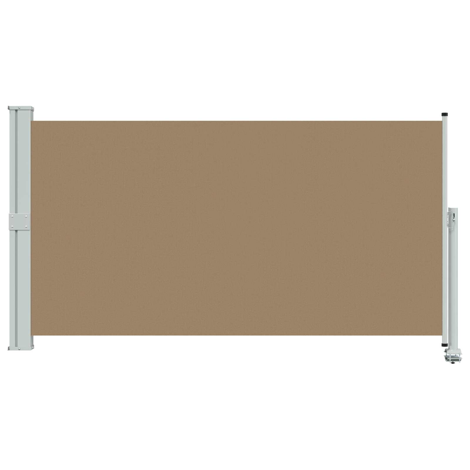 Seitenmarkise 160 x 300 cm 100% Polyester Eisen Stahl