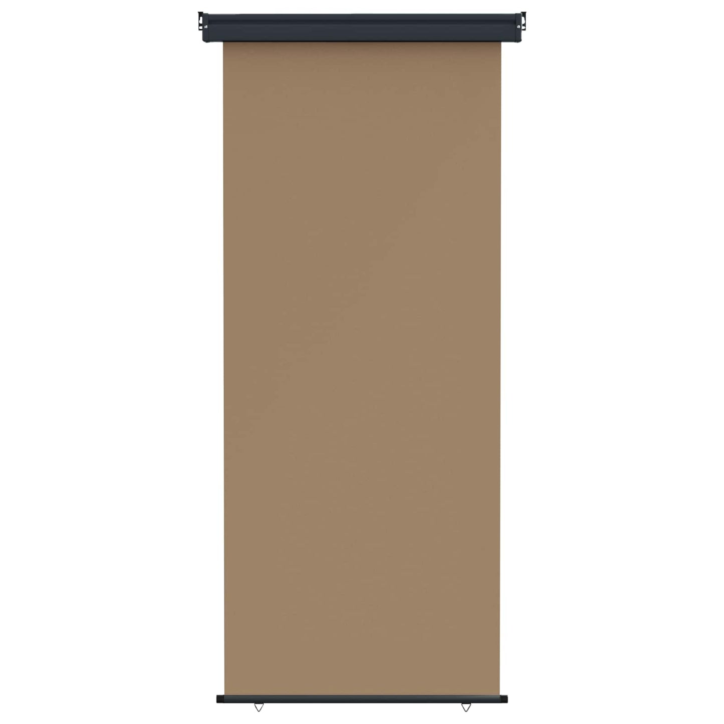 Balkon Seitenmarkise 80 x 250 cm 100% Polyester Eisen Stahl