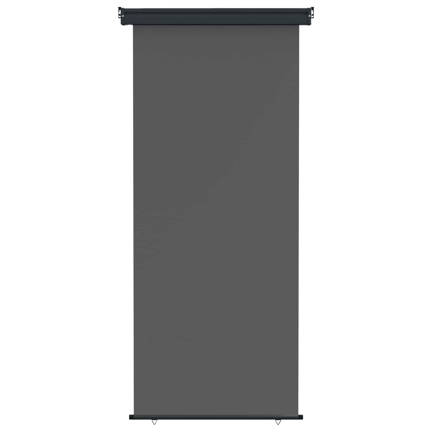 Balkon Seitenmarkise 80 x 250 cm 100% Polyester Eisen Stahl
