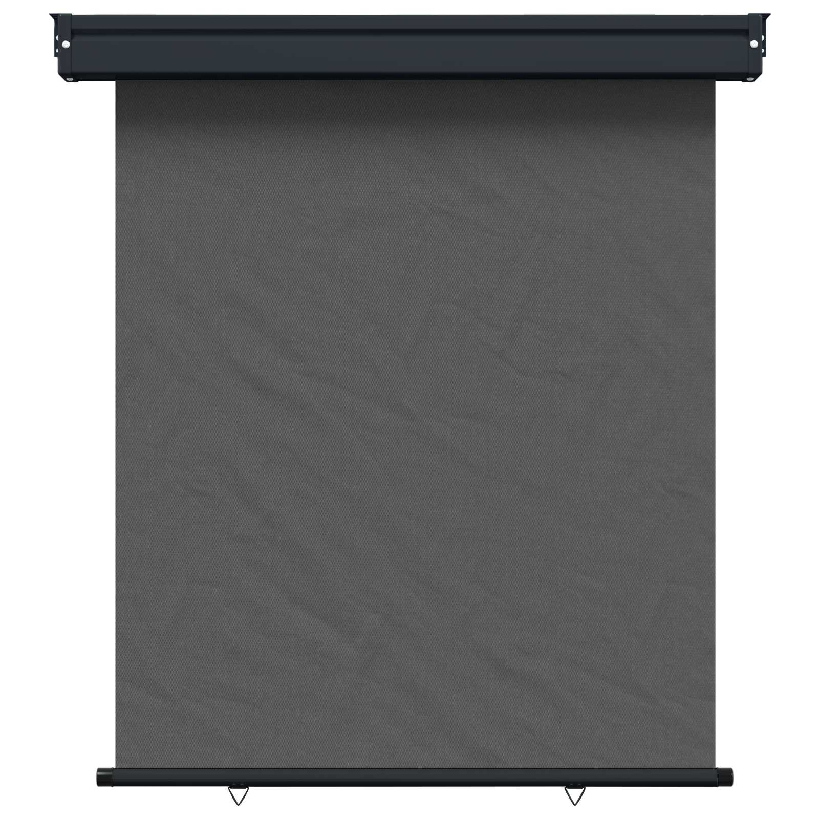Balkon Seitenmarkise 117 x 250 cm 100% Polyester Eisen Stahl