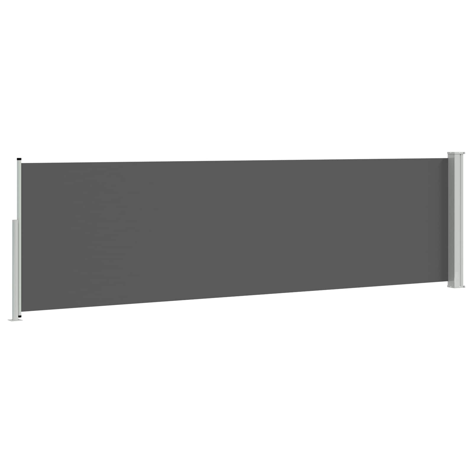 Ausziehbare Seitenmarkise 120 x 300 cm Polyester Rechteckig