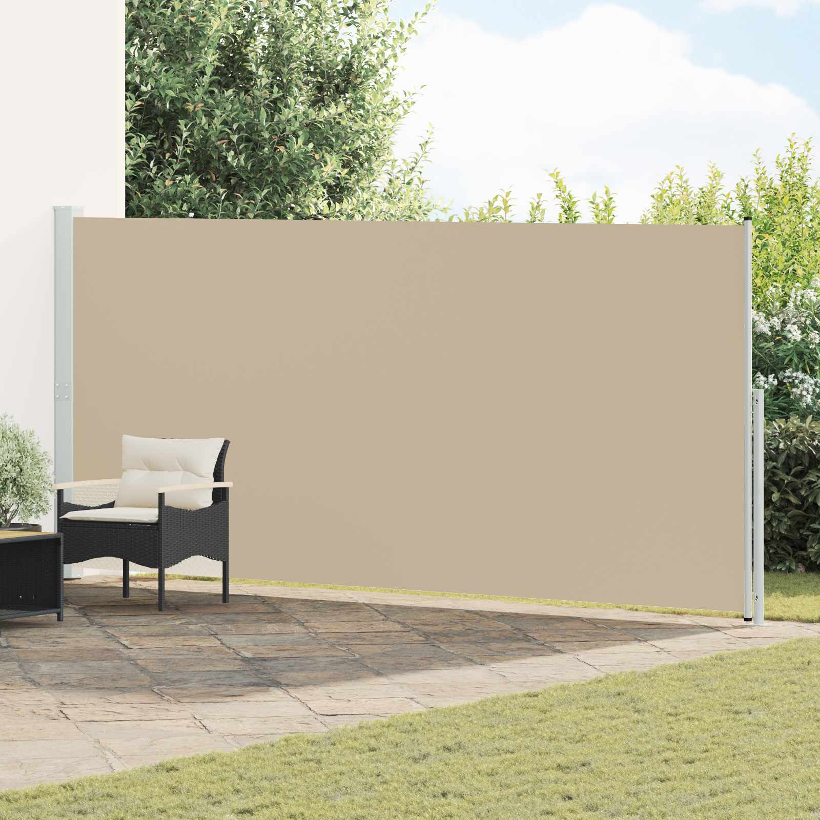 Ausziehbare Seitenmarkise 180 x 500 cm