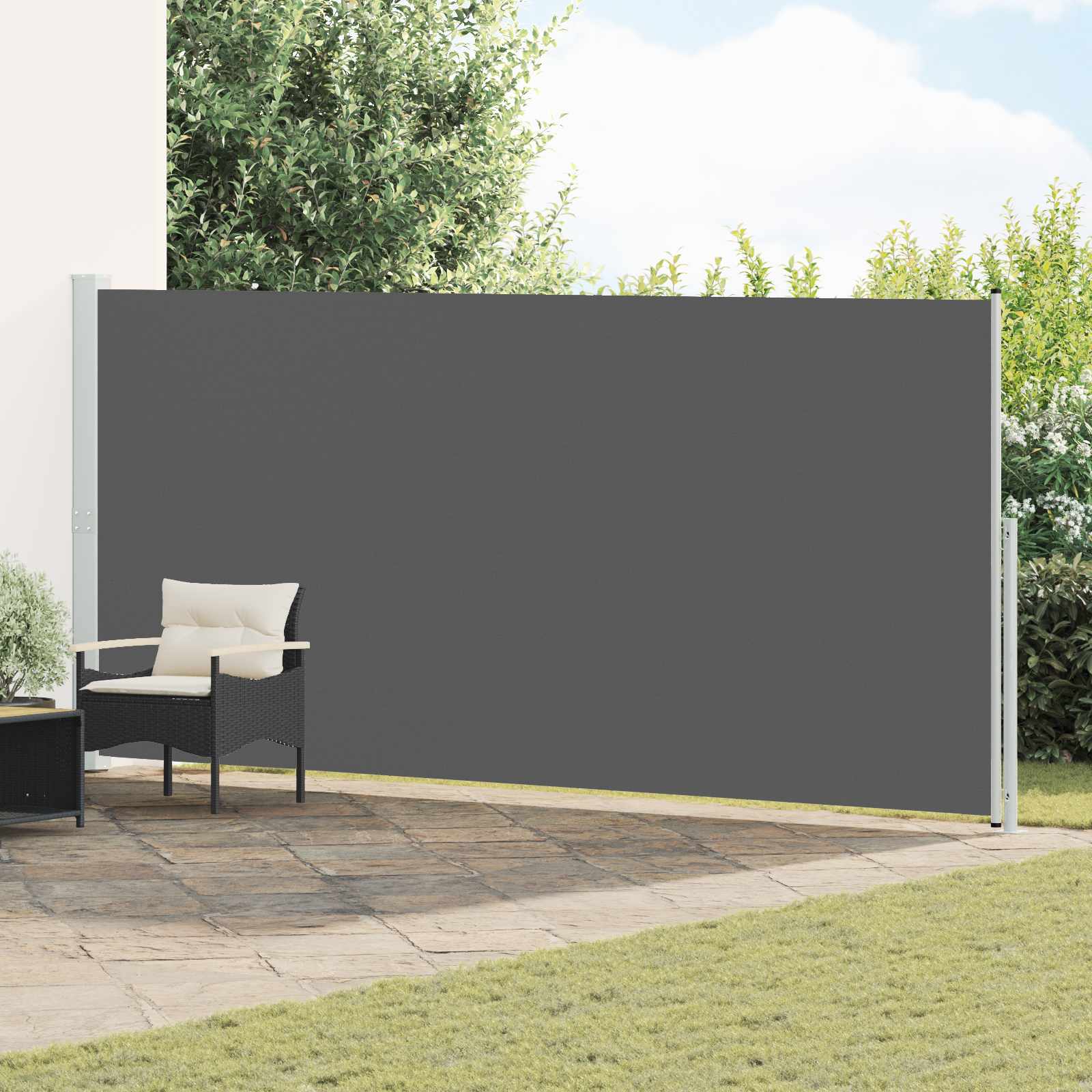Ausziehbare Seitenmarkise 180 x 500 cm