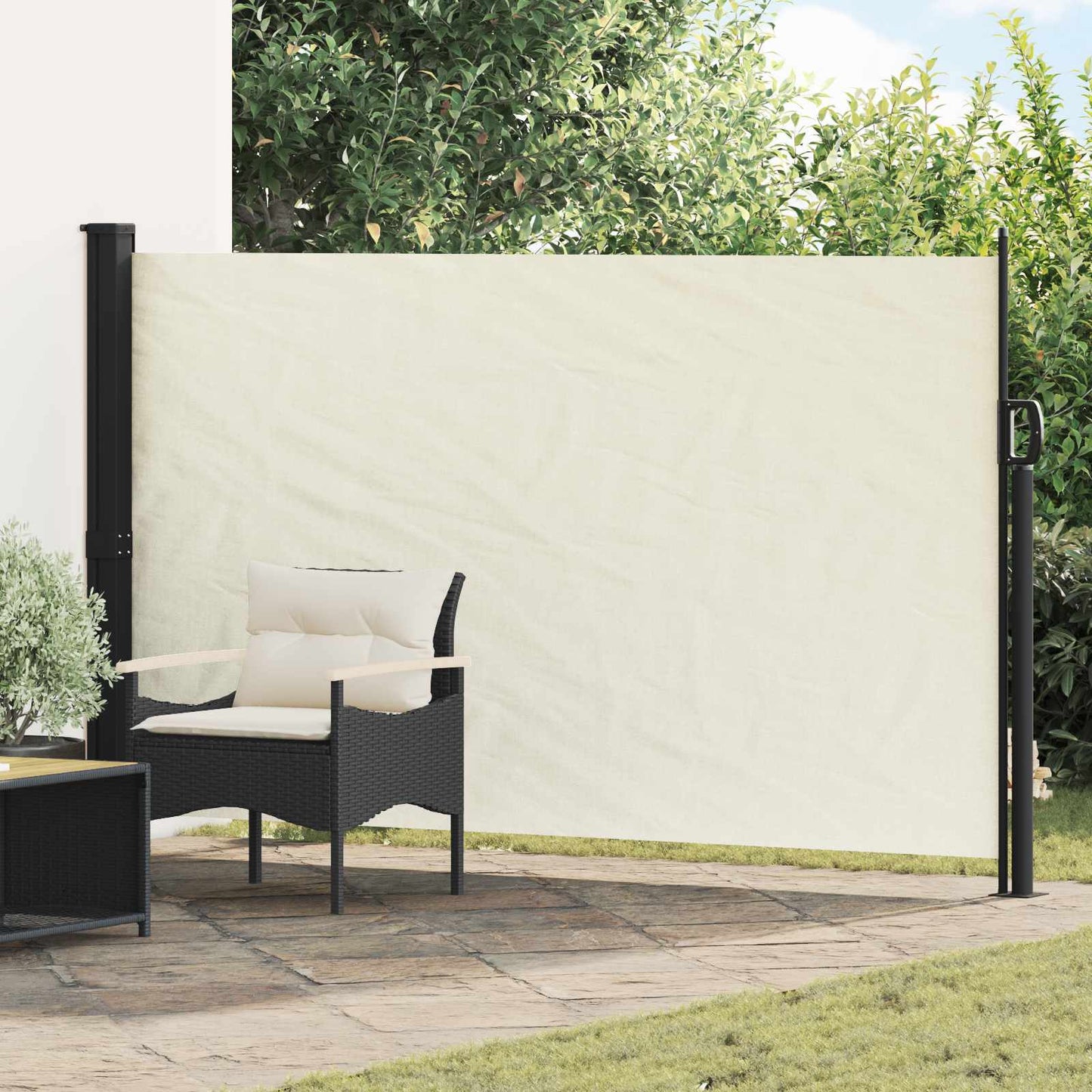 Ausziehbare Seitenmarkise 300 x 170 cm Polyester Rechteckig