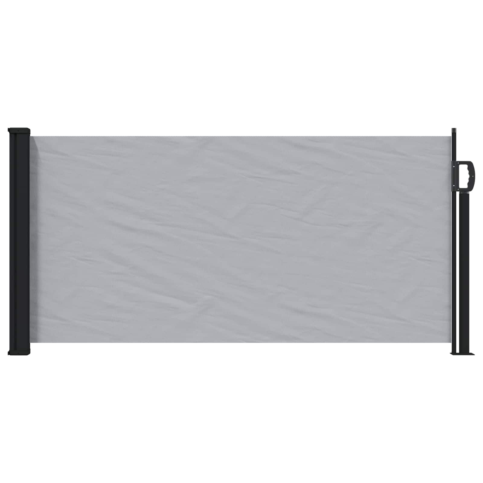 Ausziehbare Seitenmarkise 500 x 100 cm Polyester Rechteckig