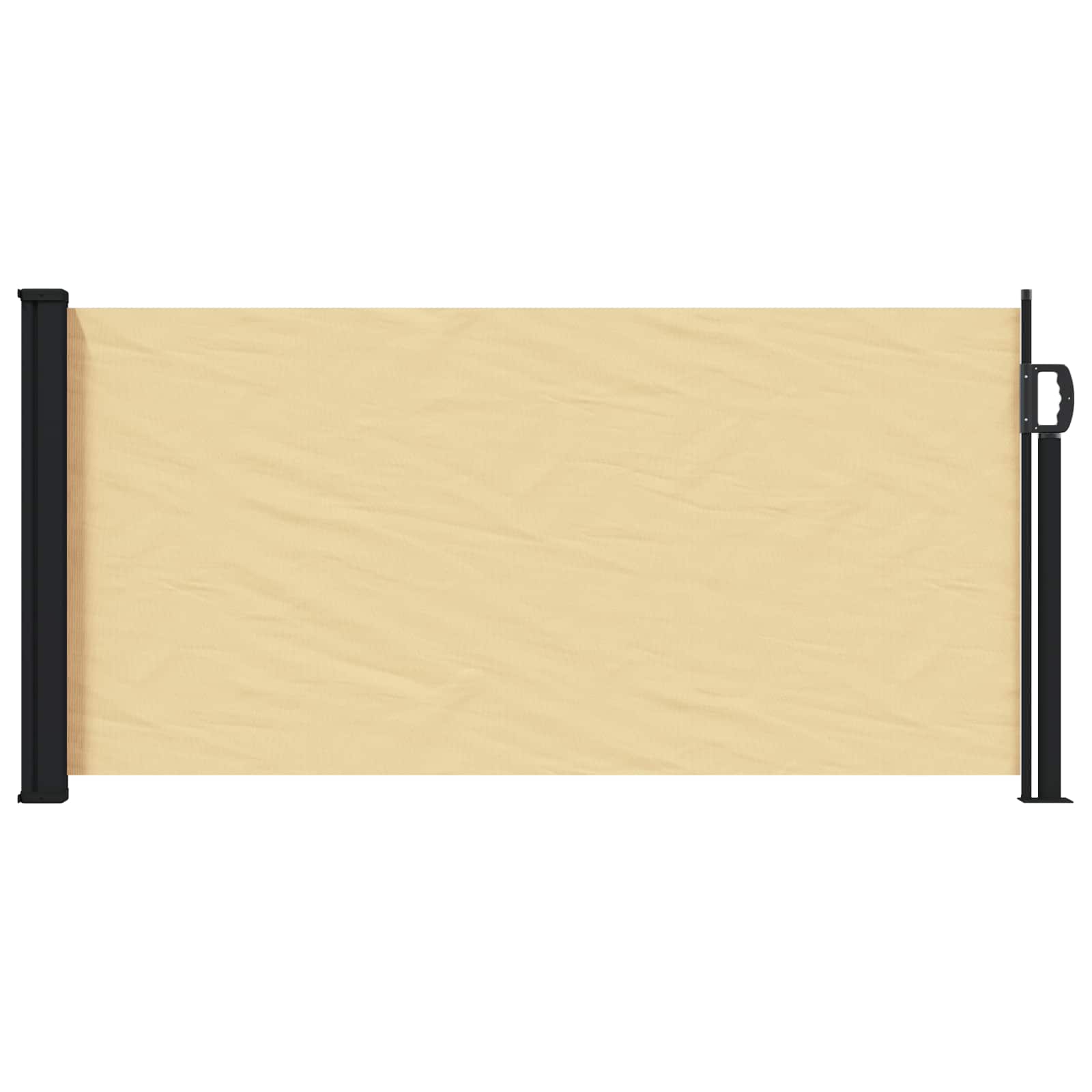 Ausziehbare Seitenmarkise 500 x 100 cm Polyester Rechteckig
