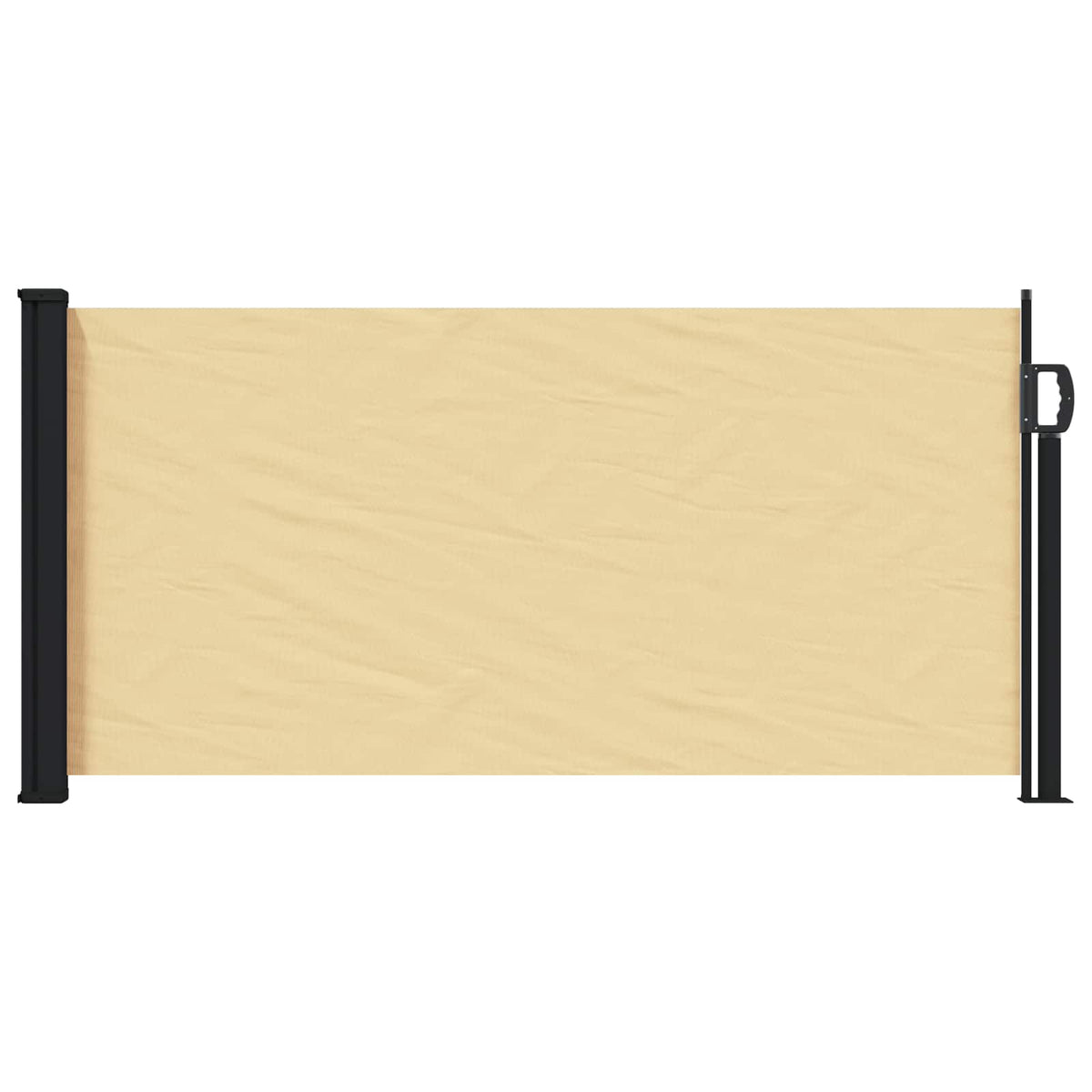 Ausziehbare Seitenmarkise Rechteckig 100 x 500 cm Polyester