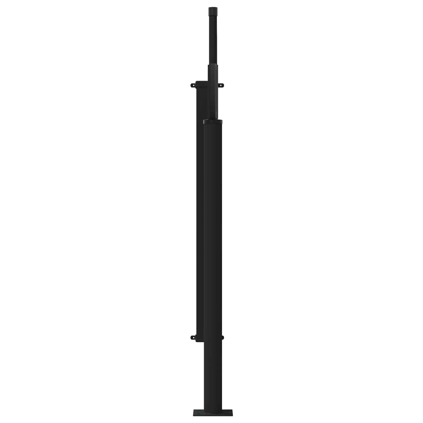 Ausziehbare Seitenmarkise 500 x 100 cm Polyester Rechteckig