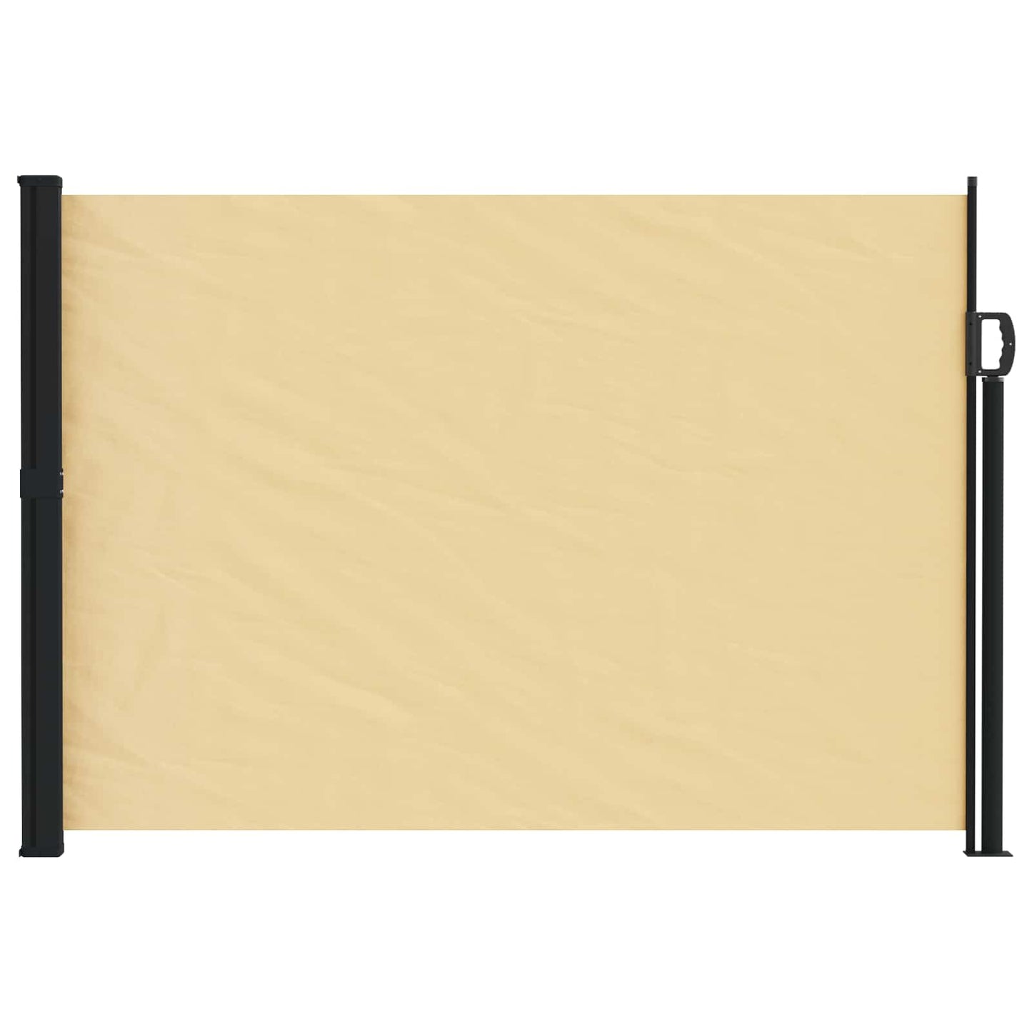 Ausziehbare Seitenmarkise 500 x 160 cm Polyester Rechteckig