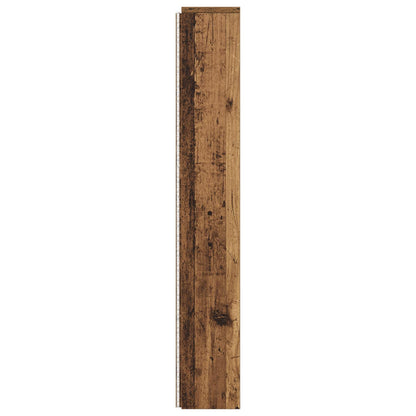 Stauraum Kopfteil mit LED Altholz 160 cm Holzwerkstoff