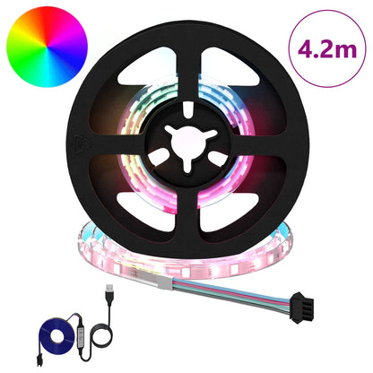 LED-Streifen 12 stk. Schwarz und Transparent