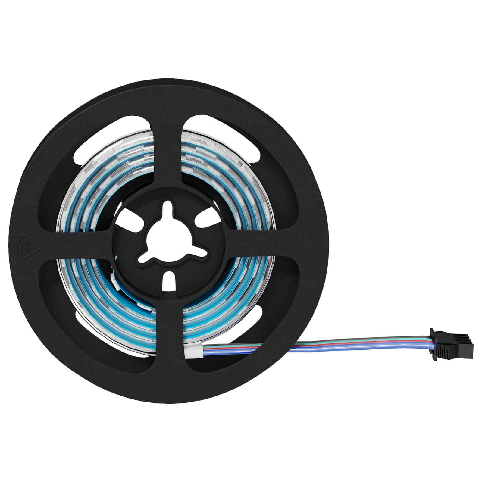 LED Streifen 12 pcs Schwarz und Transparent 750 mm