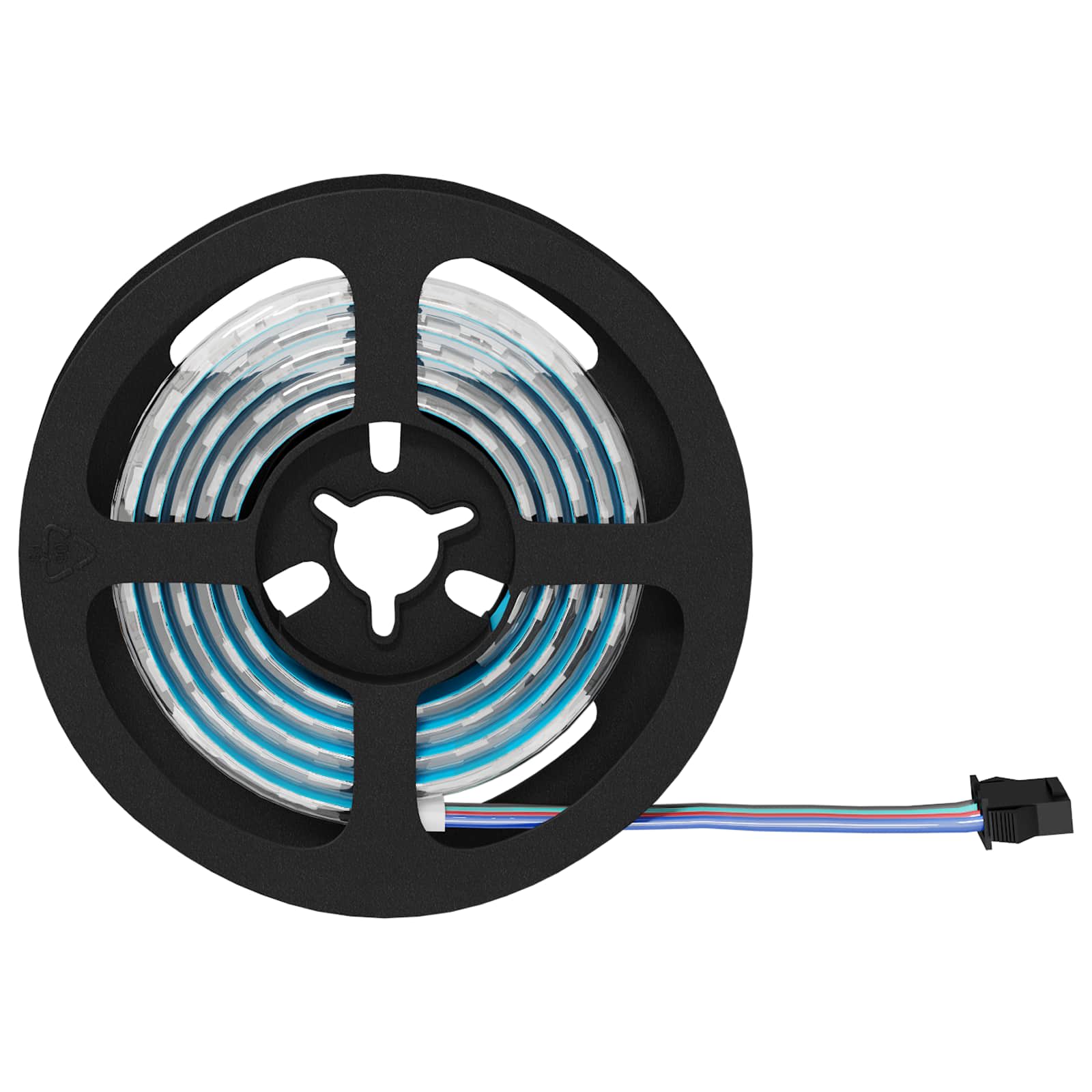 LED Streifen 2 pcs Schwarz und Transparent 900 mm