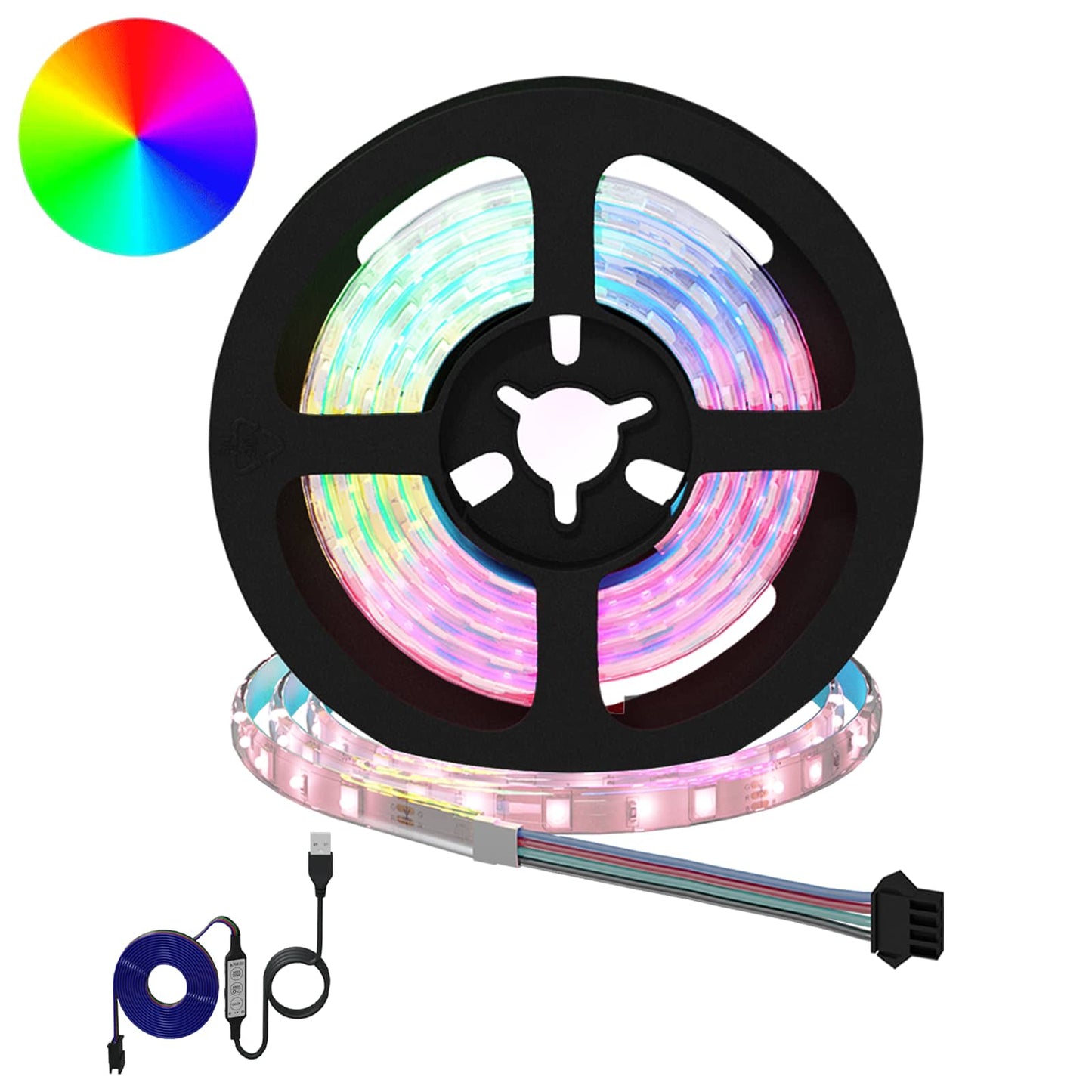 LED Streifen 12 pcs Schwarz und Transparent 900 mm
