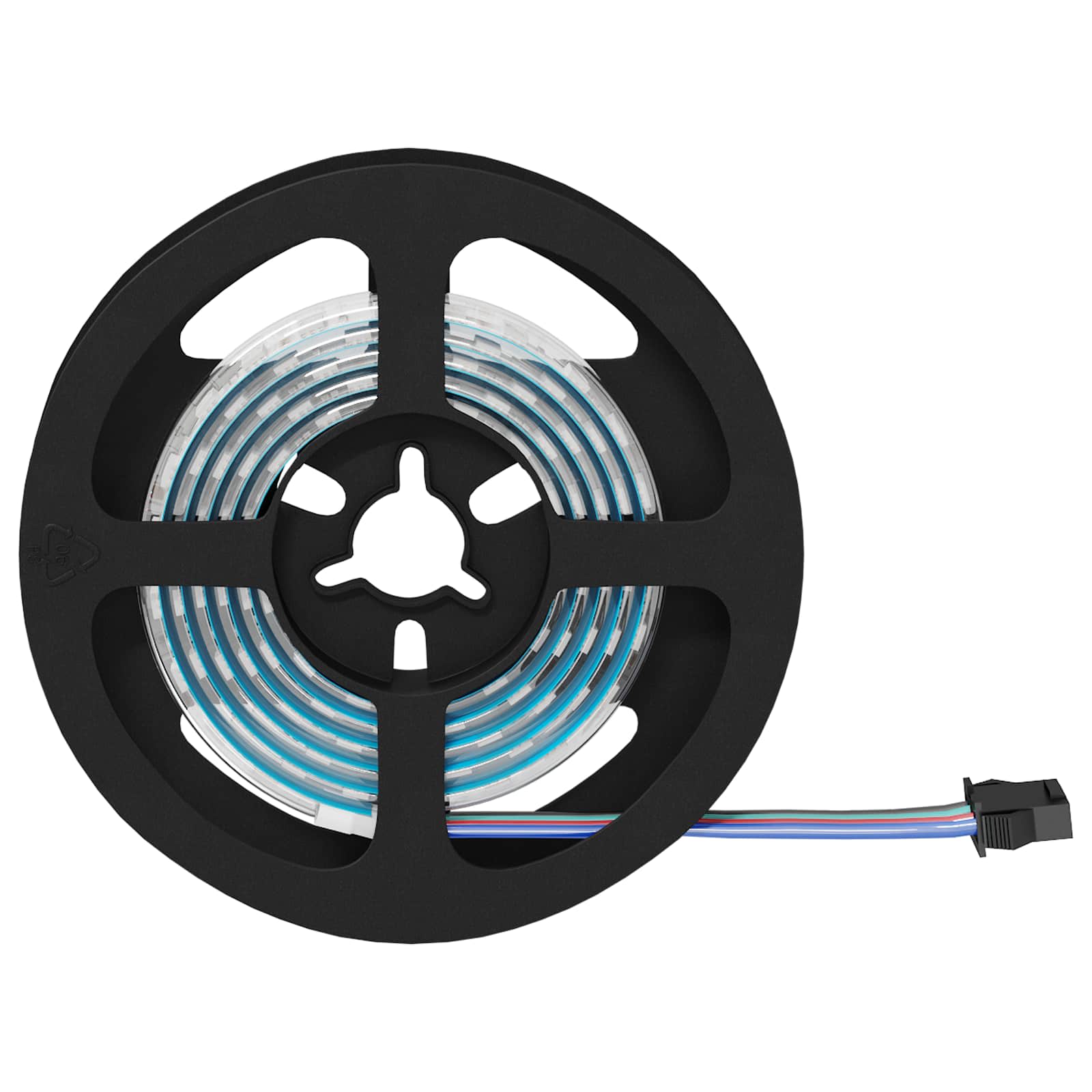 LED Streifen 12 pcs Schwarz und Transparent 1200 mm