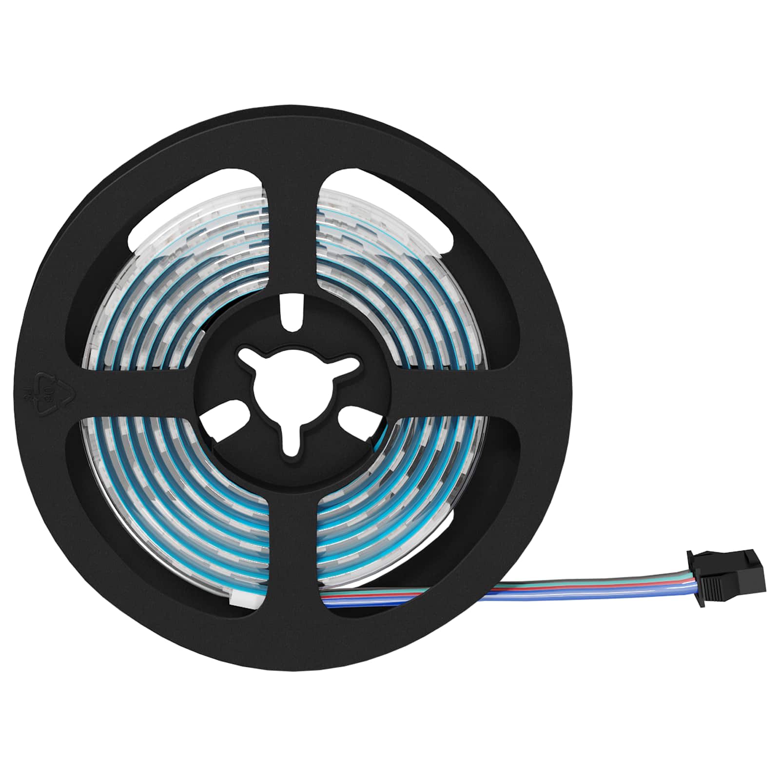 LED Streifen 2 pcs Schwarz und Transparent 1300 mm