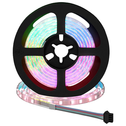 LED-Streifen 12 stk. Schwarz und Transparent