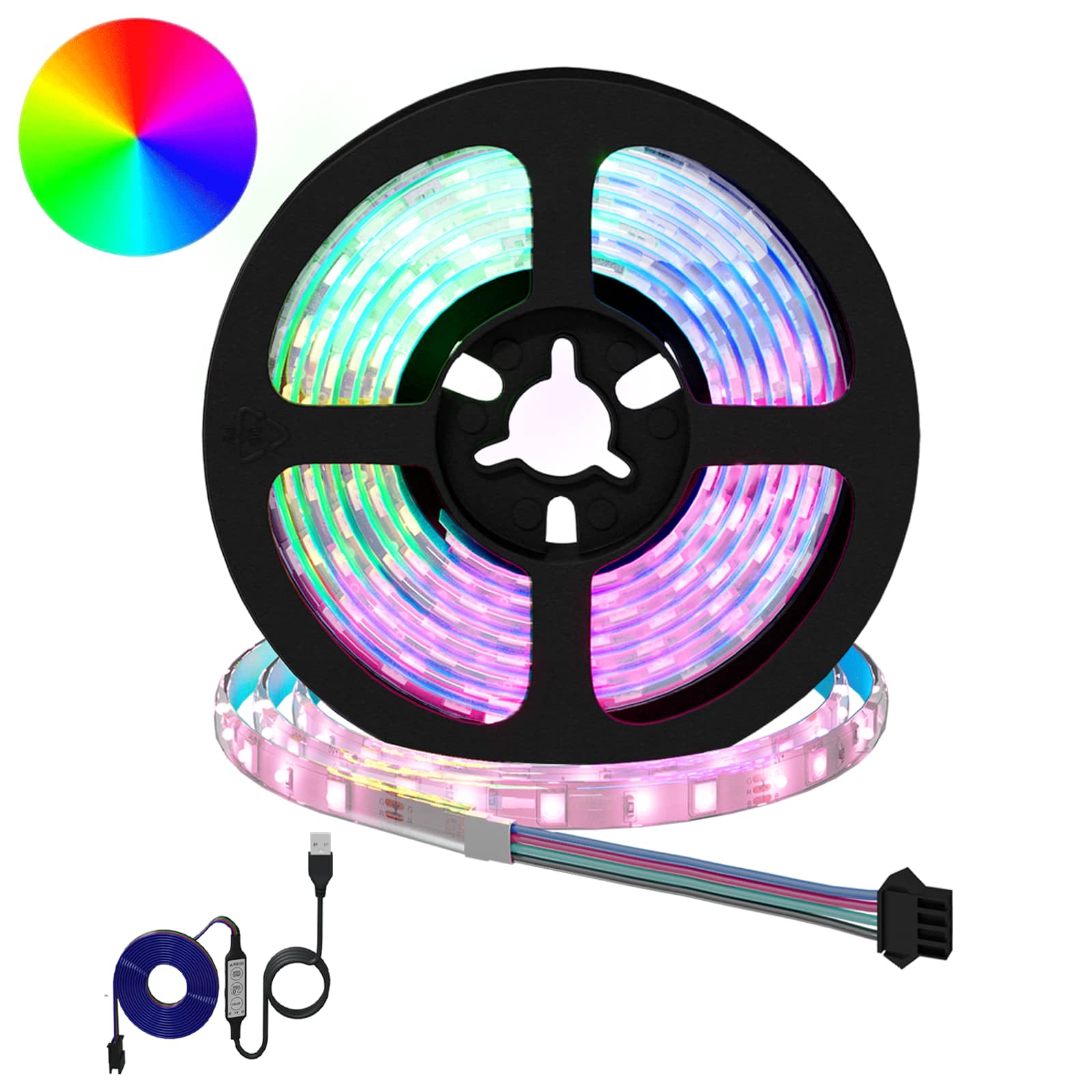 LED Streifen 12 pcs Schwarz und Transparent 1700 mm