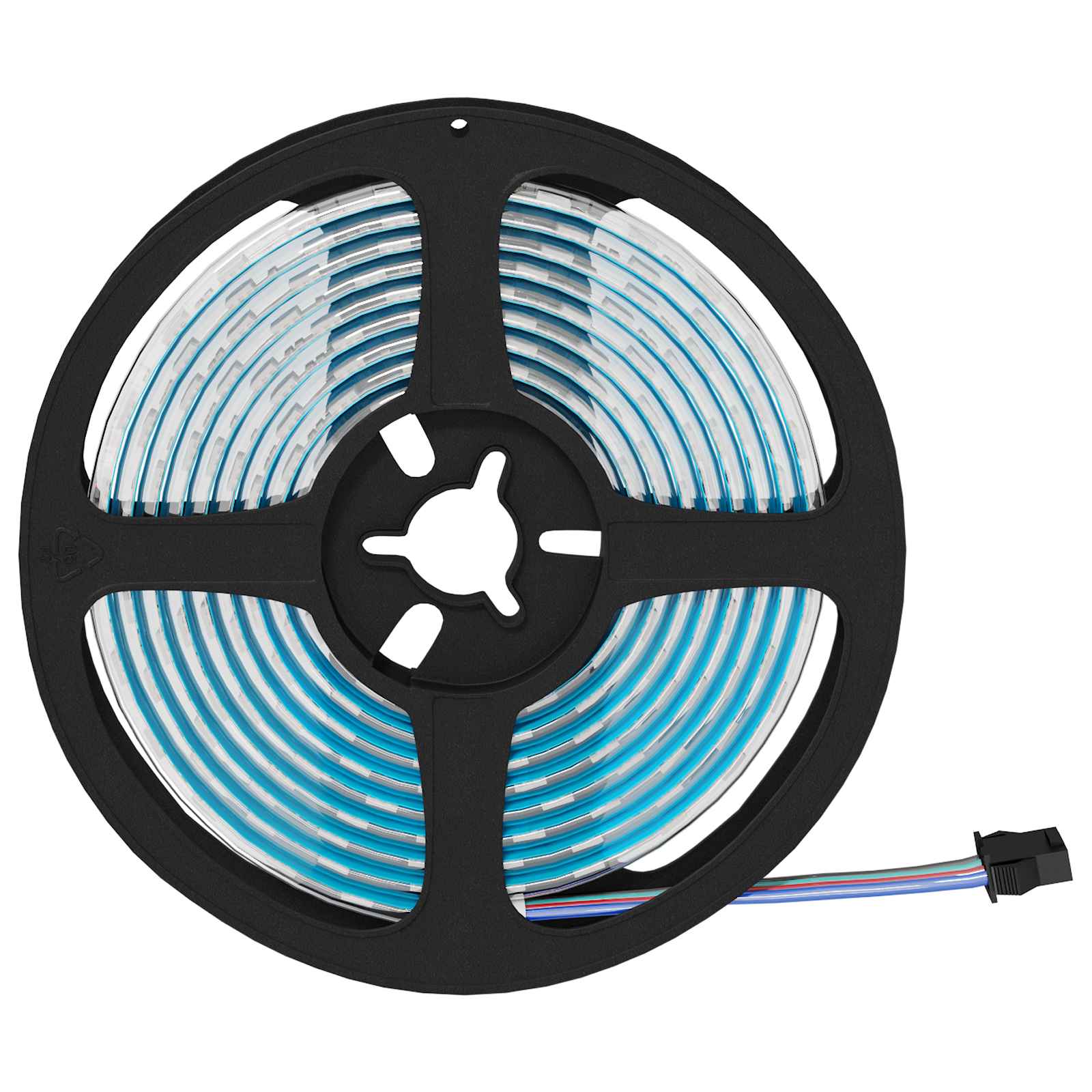 LED-Streifen 2 stk. Schwarz und Transparent