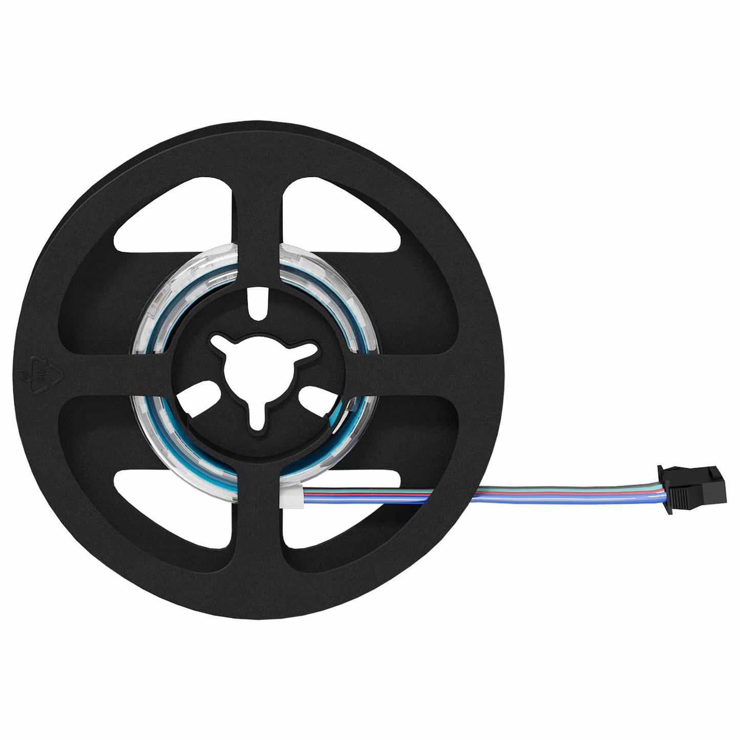 LED-Streifen 2 stk. Schwarz und Transparent