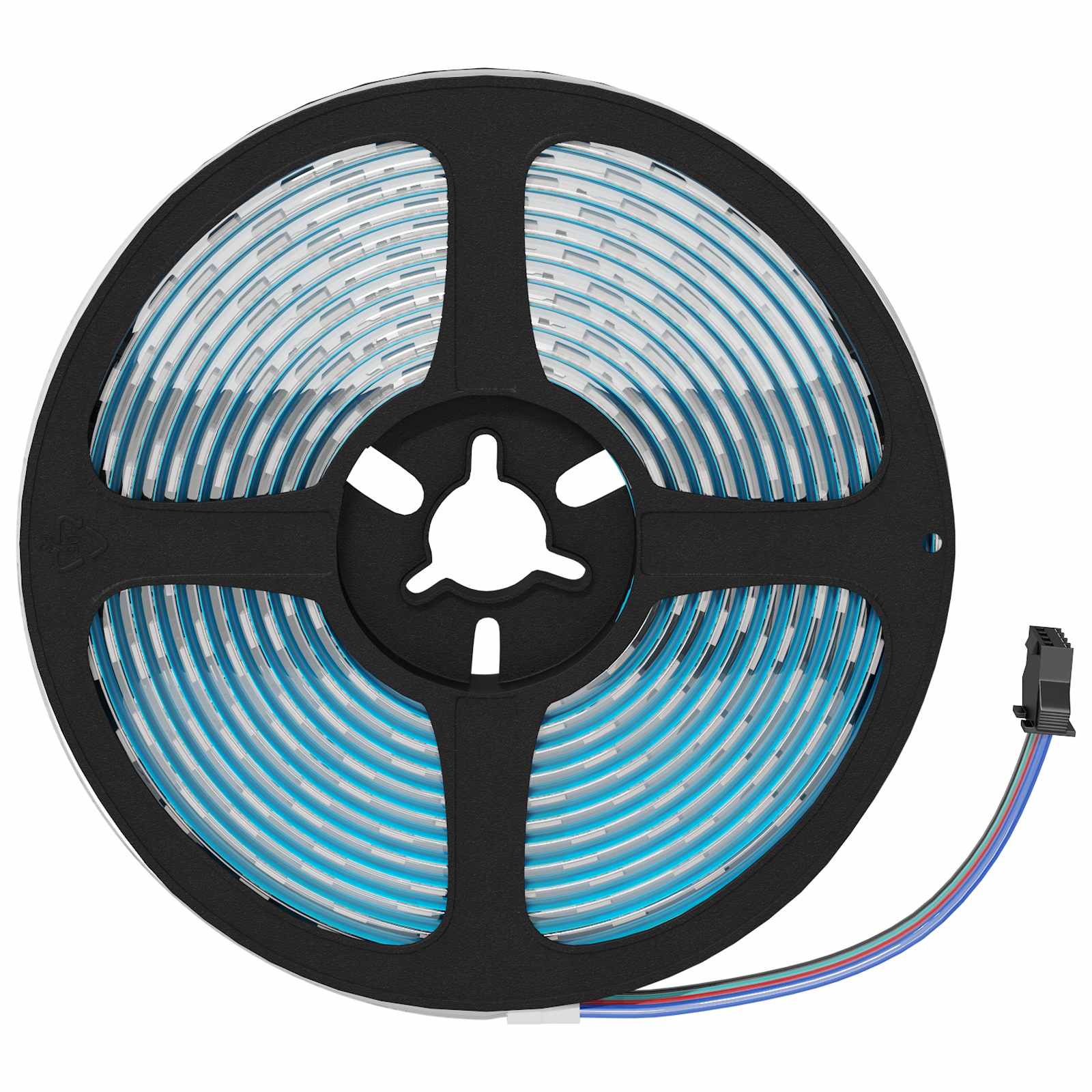 LED Streifen 2 pcs Schwarz und Transparent 3000 mm