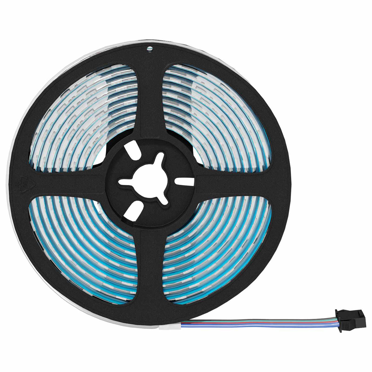 LED-Streifen 12 stk. Schwarz und Transparent