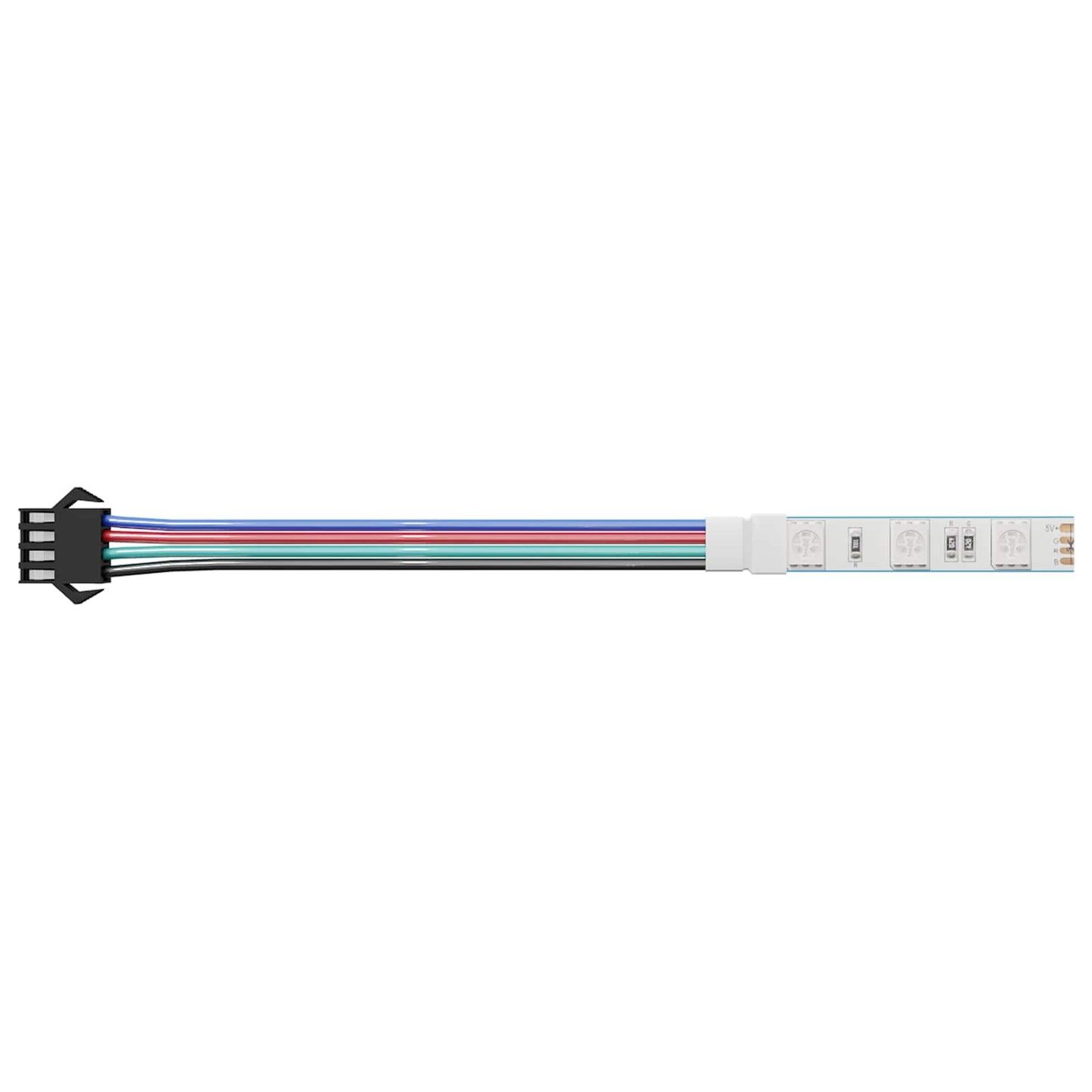 LED Streifen 12 pcs Schwarz und Mehrfarbig 1745 mm