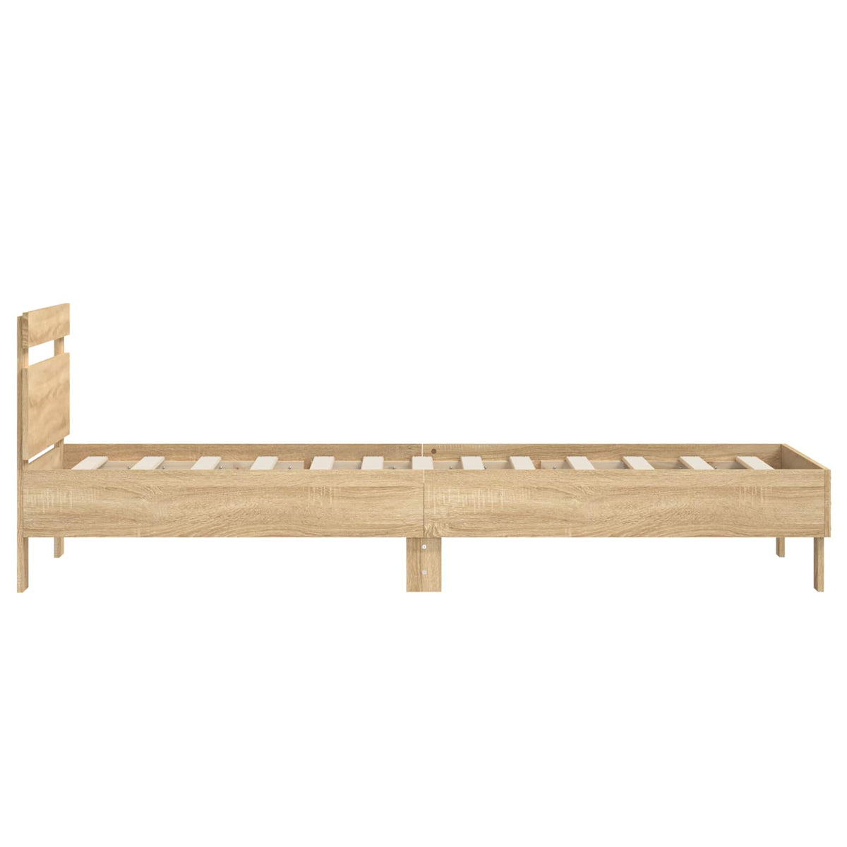 Bettrahmen Sonoma-Eiche 80 x 200 cm Holzwerkstoff