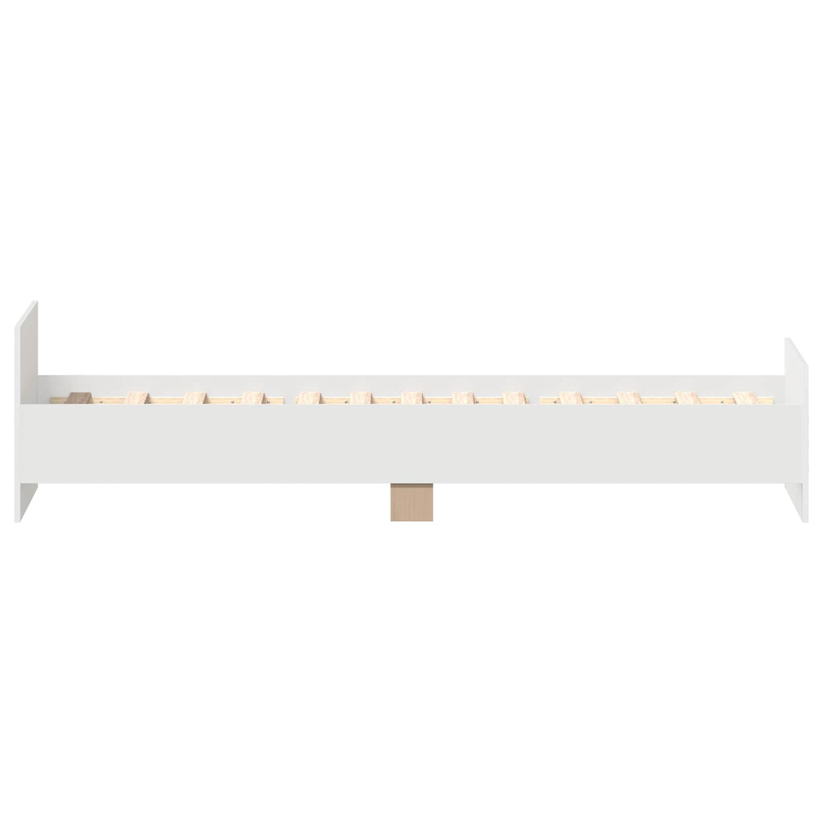 Bettrahmen Weiß 80 x 200 cm Holzwerkstoff