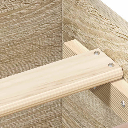 Bettrahmen Sonoma-Eiche 80 x 200 cm Holzwerkstoff