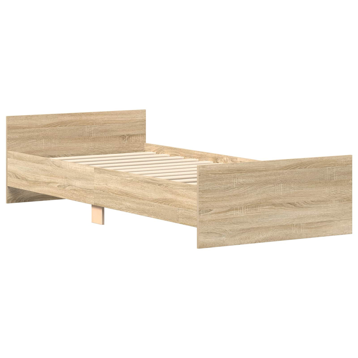 Bettrahmen Sonoma-Eiche 80 x 200 cm Holzwerkstoff