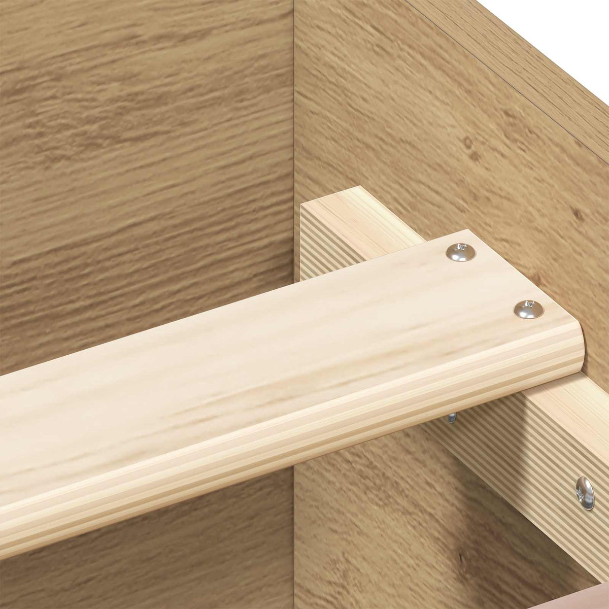 Bettrahmen Artisan-Eiche 80 x 200 cm Holzwerkstoff