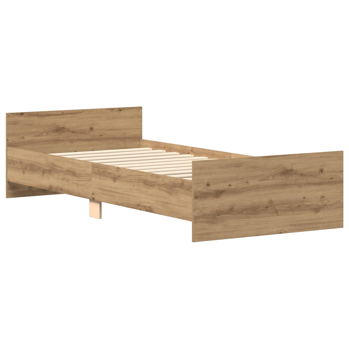 Bettrahmen Artisan-Eiche 80 x 200 cm Holzwerkstoff