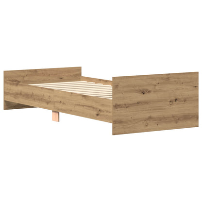 Bettrahmen Artisan-Eiche 80 x 200 cm Holzwerkstoff
