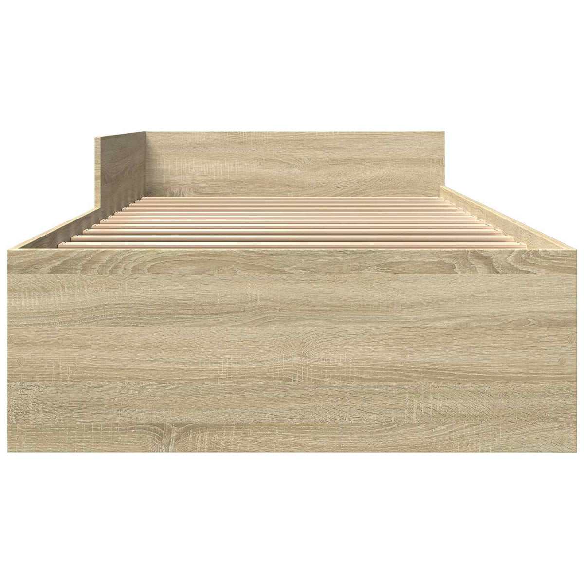 Bettgestell mit Kopfteil Sonoma-Eiche 80 x 200 cm Holzwerkstoff