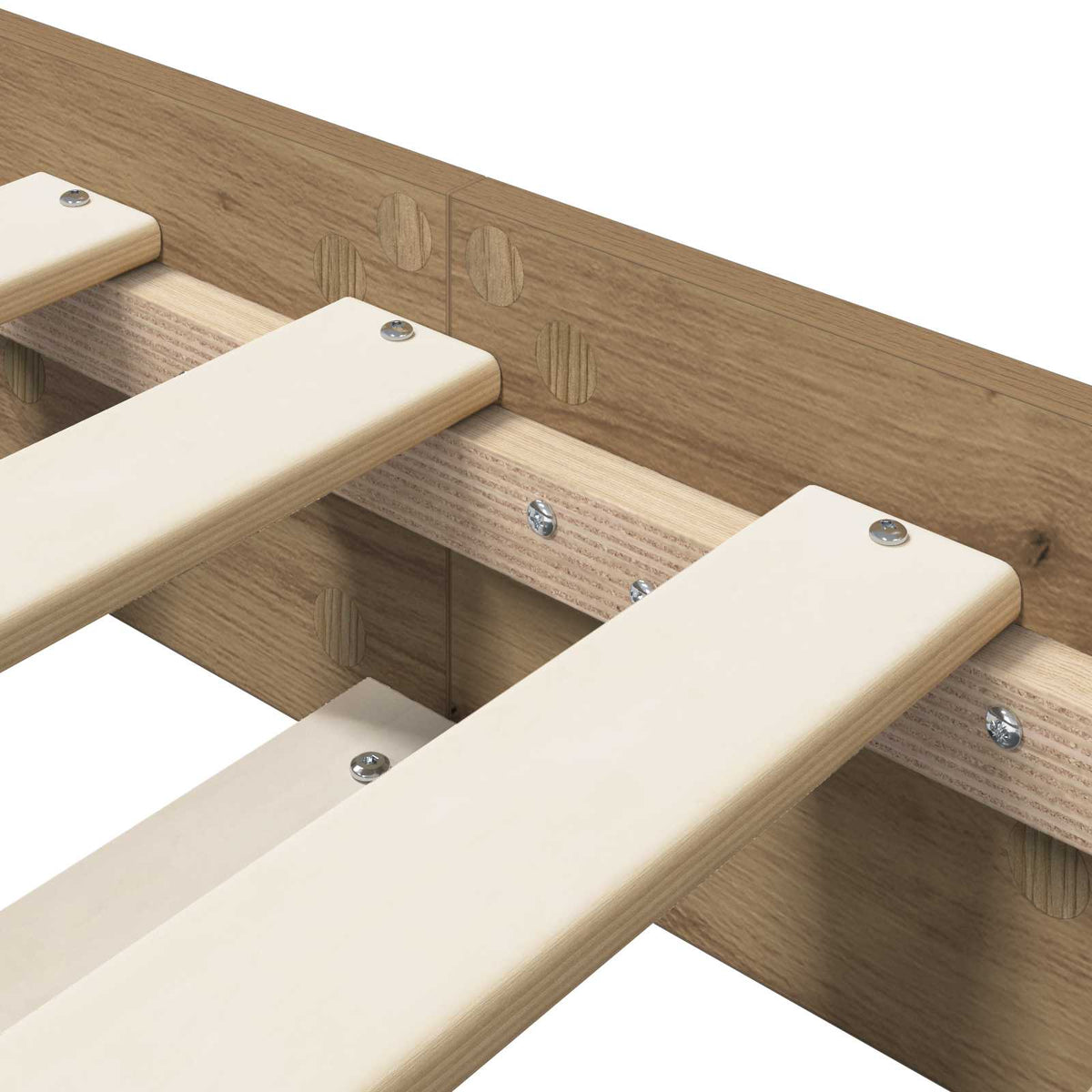 Bettrahmen Artisan-Eiche 80 x 200 cm Holzwerkstoff