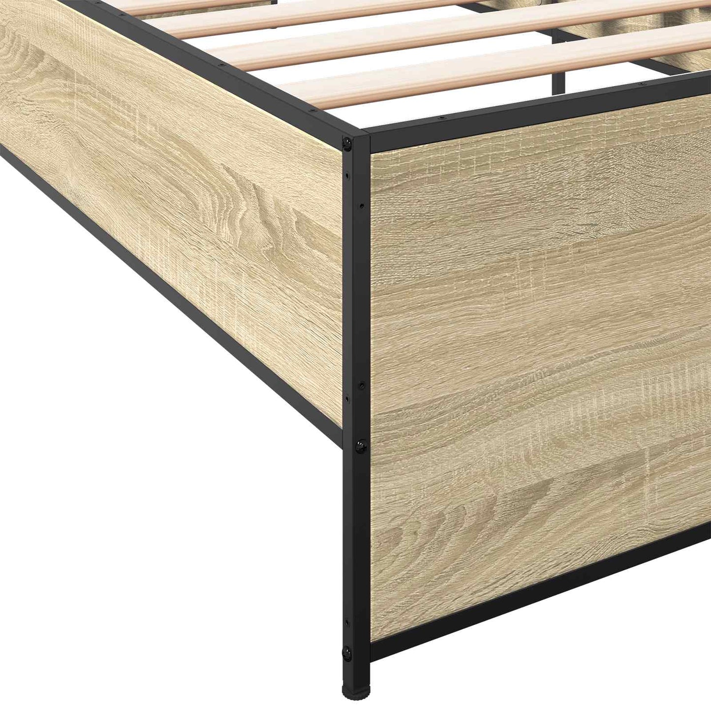 Bettrahmen Sonoma-Eiche 80 x 200 cm Holzwerkstoff