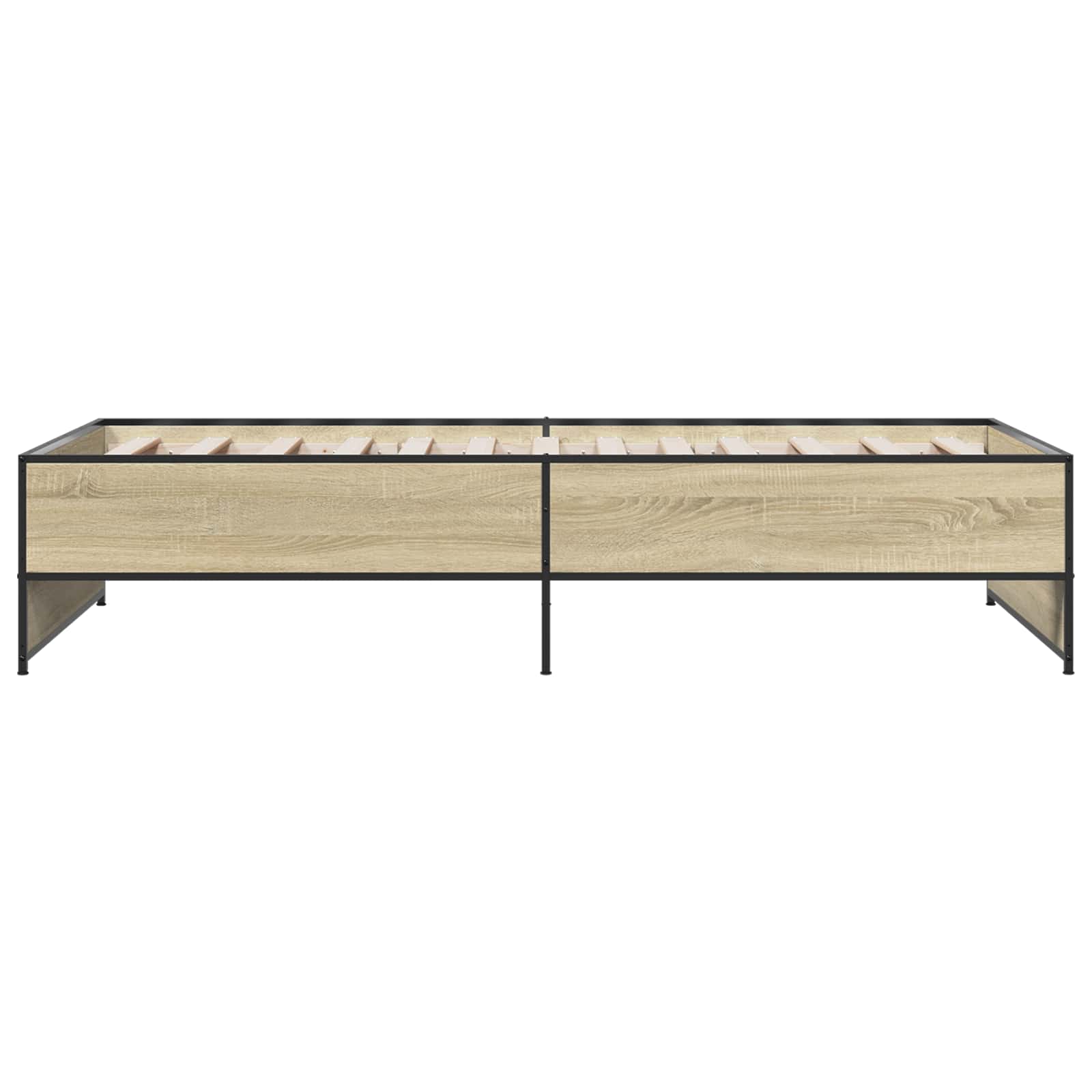 Bettrahmen Sonoma-Eiche 80 x 200 cm Holzwerkstoff