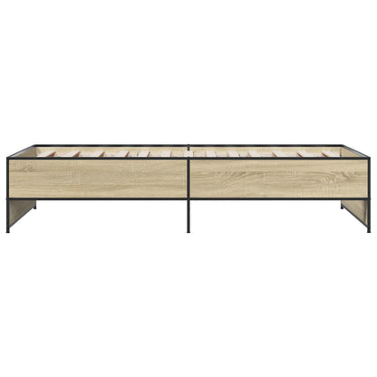 Bettrahmen Sonoma-Eiche 80 x 200 cm Holzwerkstoff