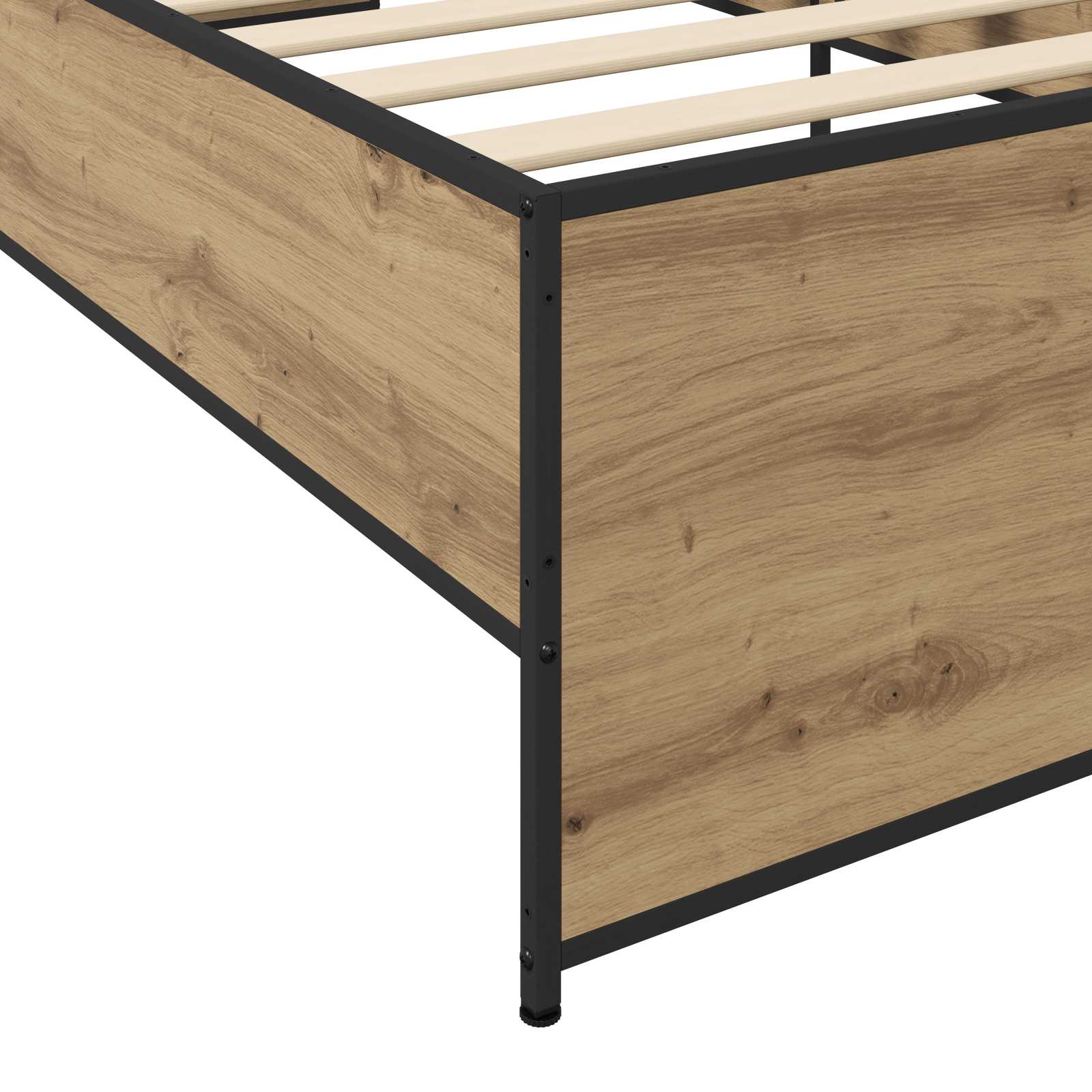 Bettrahmen Artisan-Eiche 80 x 200 cm Holzwerkstoff