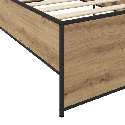 Bettrahmen Artisan-Eiche 80 x 200 cm Holzwerkstoff