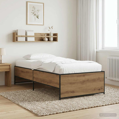 Bettrahmen Artisan-Eiche 80 x 200 cm Holzwerkstoff