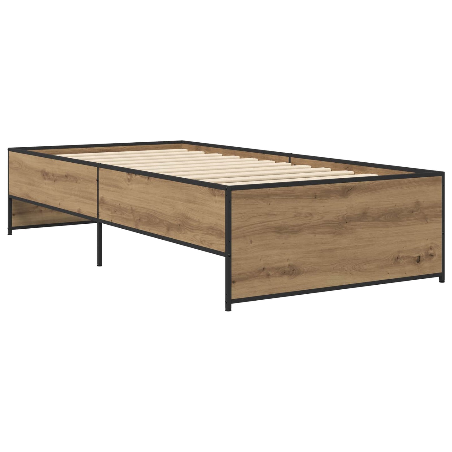 Bettrahmen Artisan-Eiche 80 x 200 cm Holzwerkstoff