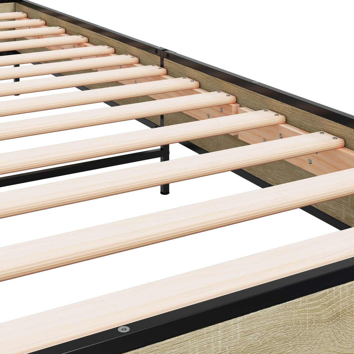 Bettrahmen Sonoma-Eiche 80 x 200 cm Holzwerkstoff