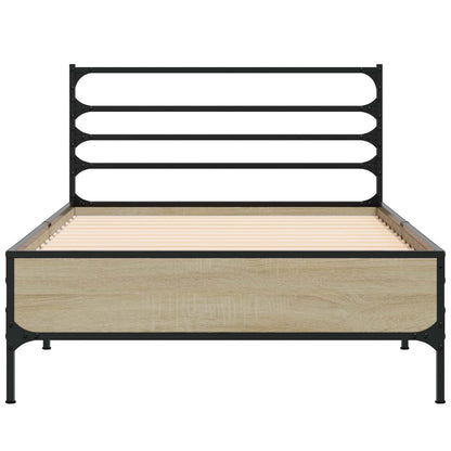 Bettrahmen Sonoma-Eiche 80 x 200 cm Holzwerkstoff
